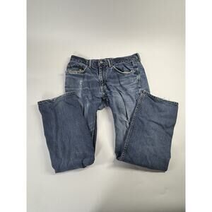 Banana Republic Jeans Mens 34x32 Straight Leg Casual Blue Denim Pants Cotton